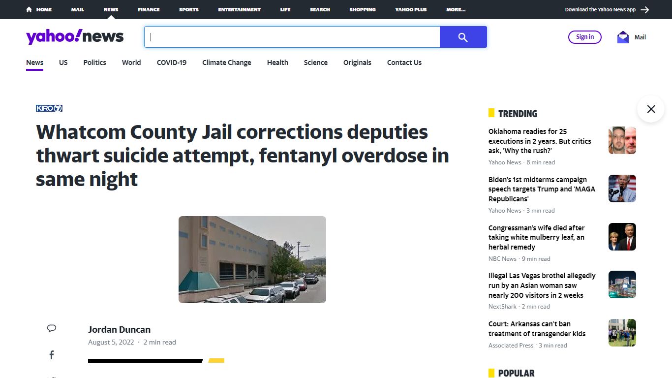 Whatcom County Jail corrections deputies thwart suicide attempt ...