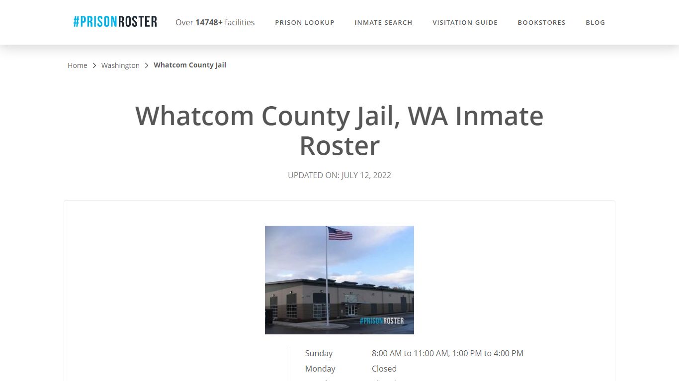 Whatcom County Jail, WA Inmate Roster - Prisonroster